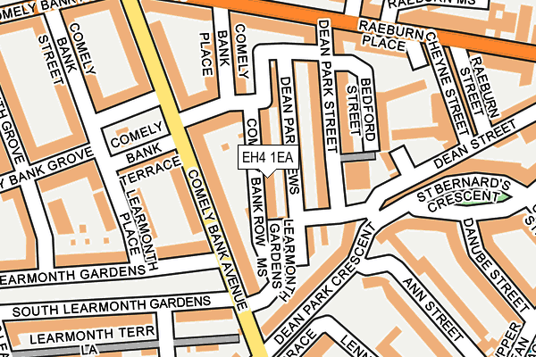 EH4 1EA map - OS OpenMap – Local (Ordnance Survey) EH4 1EA map - OS OpenMap – Local (Ordnance Survey)