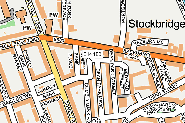 EH4 1EB map - OS OpenMap – Local (Ordnance Survey) EH4 1EB map - OS OpenMap – Local (Ordnance Survey)