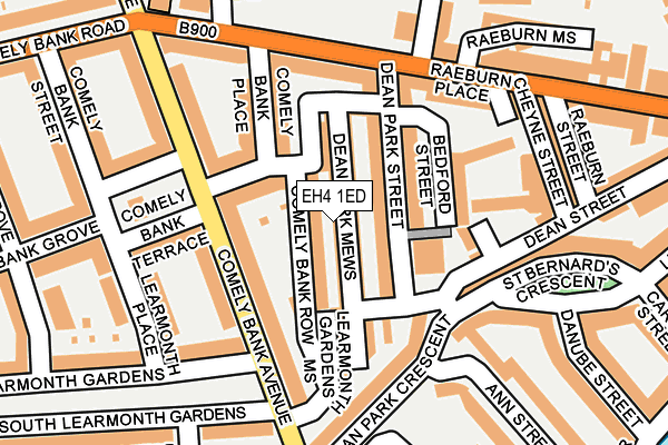 EH4 1ED map - OS OpenMap – Local (Ordnance Survey) EH4 1ED map - OS OpenMap – Local (Ordnance Survey)