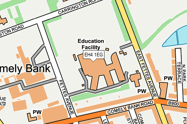 EH4 1EG map - OS OpenMap – Local (Ordnance Survey) EH4 1EG map - OS OpenMap – Local (Ordnance Survey)