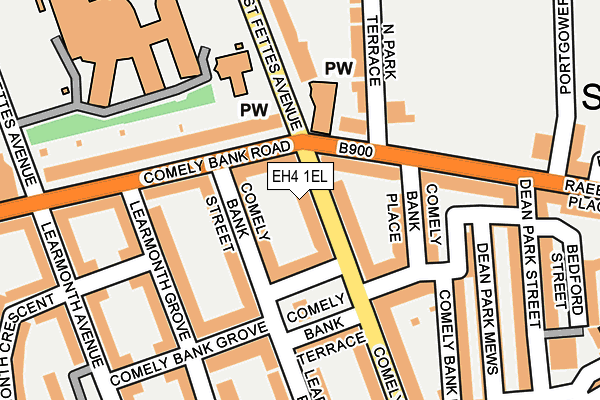 EH4 1EL map - OS OpenMap – Local (Ordnance Survey) EH4 1EL map - OS OpenMap – Local (Ordnance Survey)