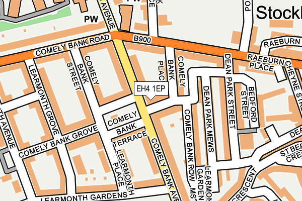 EH4 1EP map - OS OpenMap – Local (Ordnance Survey) EH4 1EP map - OS OpenMap – Local (Ordnance Survey)