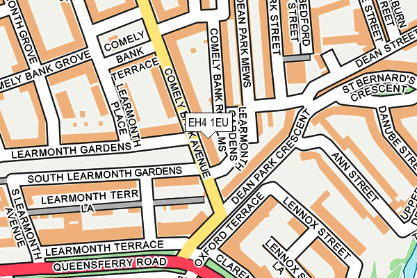 EH4 1EU map - OS OpenMap – Local (Ordnance Survey) EH4 1EU map - OS OpenMap – Local (Ordnance Survey)