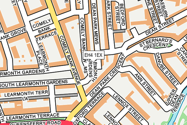 EH4 1EX map - OS OpenMap – Local (Ordnance Survey) EH4 1EX map - OS OpenMap – Local (Ordnance Survey)
