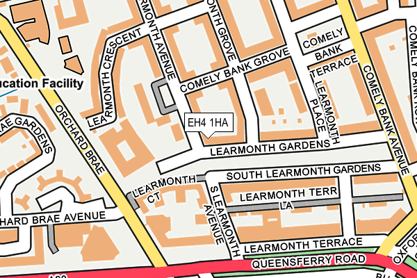 EH4 1HA map - OS OpenMap – Local (Ordnance Survey) EH4 1HA map - OS OpenMap – Local (Ordnance Survey)