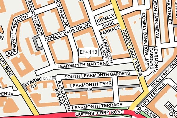 EH4 1HB map - OS OpenMap – Local (Ordnance Survey) EH4 1HB map - OS OpenMap – Local (Ordnance Survey)