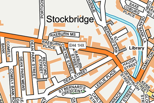 EH4 1HX map - OS OpenMap – Local (Ordnance Survey) EH4 1HX map - OS OpenMap – Local (Ordnance Survey)