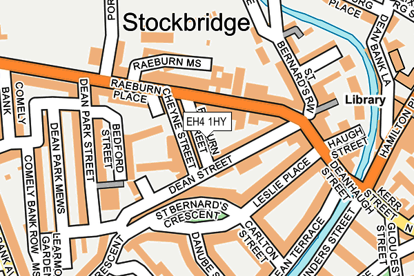 EH4 1HY map - OS OpenMap – Local (Ordnance Survey) EH4 1HY map - OS OpenMap – Local (Ordnance Survey)