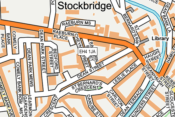 EH4 1JA map - OS OpenMap – Local (Ordnance Survey) EH4 1JA map - OS OpenMap – Local (Ordnance Survey)