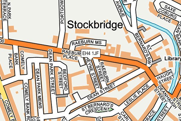 EH4 1JF map - OS OpenMap – Local (Ordnance Survey) EH4 1JF map - OS OpenMap – Local (Ordnance Survey)