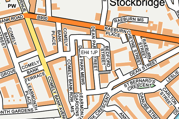 EH4 1JP map - OS OpenMap – Local (Ordnance Survey) EH4 1JP map - OS OpenMap – Local (Ordnance Survey)