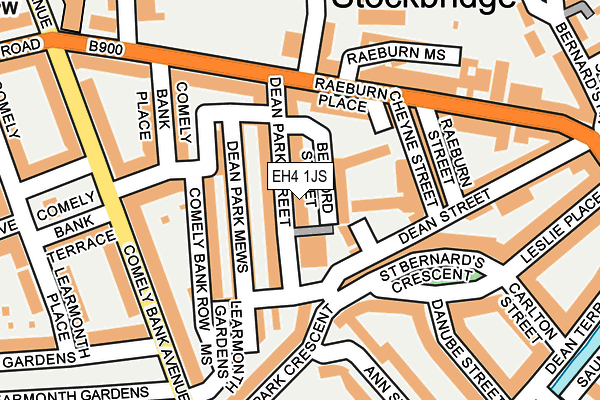EH4 1JS map - OS OpenMap – Local (Ordnance Survey) EH4 1JS map - OS OpenMap – Local (Ordnance Survey)