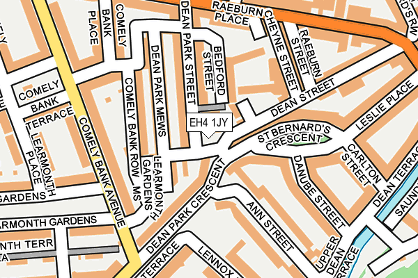 EH4 1JY map - OS OpenMap – Local (Ordnance Survey) EH4 1JY map - OS OpenMap – Local (Ordnance Survey)