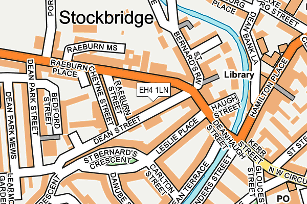 EH4 1LN map - OS OpenMap – Local (Ordnance Survey) EH4 1LN map - OS OpenMap – Local (Ordnance Survey)