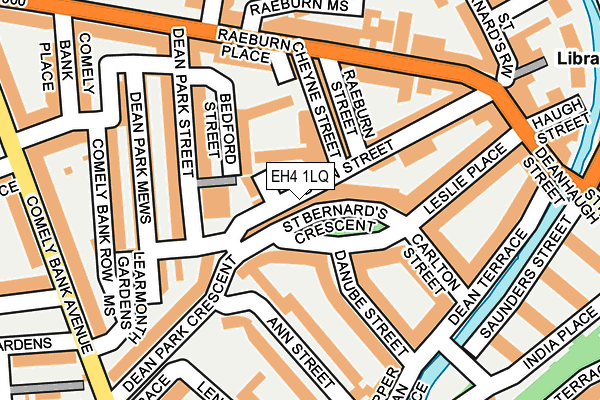 EH4 1LQ map - OS OpenMap – Local (Ordnance Survey) EH4 1LQ map - OS OpenMap – Local (Ordnance Survey)