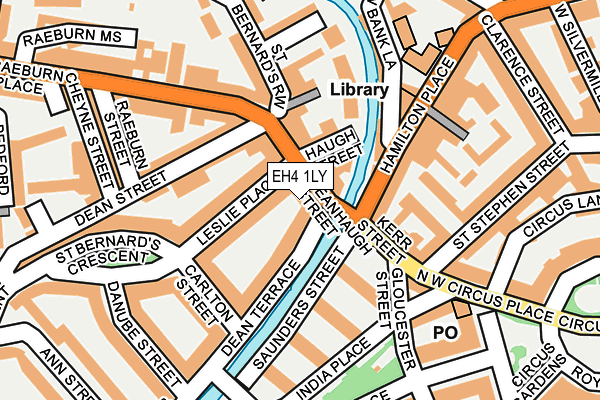 EH4 1LY map - OS OpenMap – Local (Ordnance Survey) EH4 1LY map - OS OpenMap – Local (Ordnance Survey)