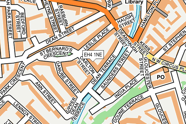 EH4 1NE map - OS OpenMap – Local (Ordnance Survey) EH4 1NE map - OS OpenMap – Local (Ordnance Survey)
