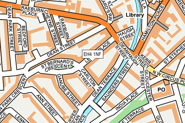 EH4 1NF map - OS OpenMap – Local (Ordnance Survey) EH4 1NF map - OS OpenMap – Local (Ordnance Survey)