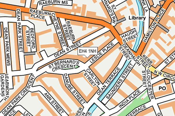 EH4 1NH map - OS OpenMap – Local (Ordnance Survey) EH4 1NH map - OS OpenMap – Local (Ordnance Survey)