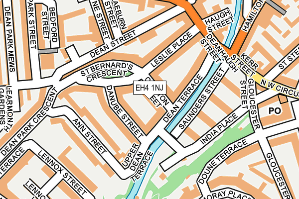 EH4 1NJ map - OS OpenMap – Local (Ordnance Survey) EH4 1NJ map - OS OpenMap – Local (Ordnance Survey)