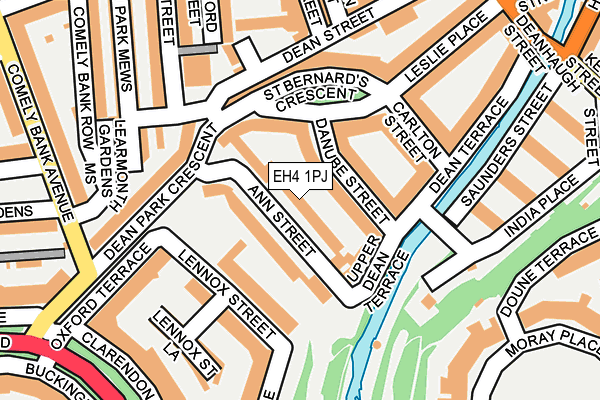 EH4 1PJ map - OS OpenMap – Local (Ordnance Survey) EH4 1PJ map - OS OpenMap – Local (Ordnance Survey)