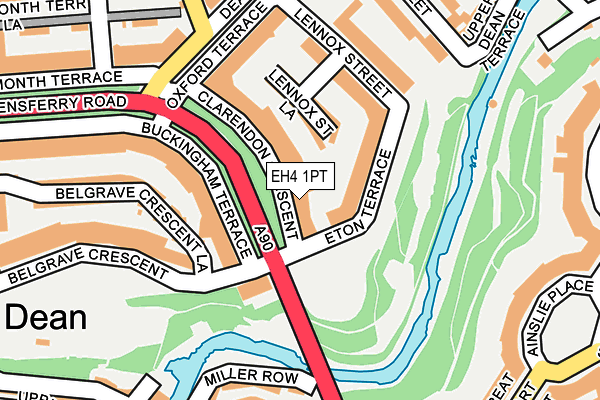 EH4 1PT map - OS OpenMap – Local (Ordnance Survey) EH4 1PT map - OS OpenMap – Local (Ordnance Survey)