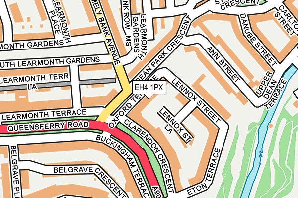 EH4 1PX map - OS OpenMap – Local (Ordnance Survey) EH4 1PX map - OS OpenMap – Local (Ordnance Survey)