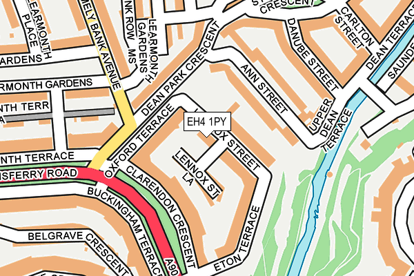 EH4 1PY map - OS OpenMap – Local (Ordnance Survey)