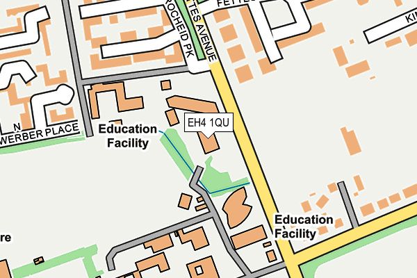 EH4 1QU map - OS OpenMap – Local (Ordnance Survey) EH4 1QU map - OS OpenMap – Local (Ordnance Survey)