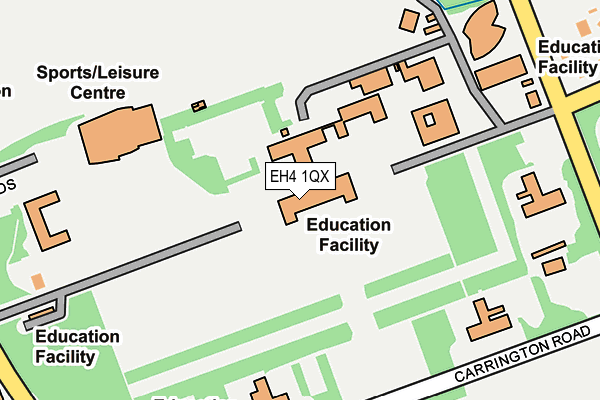 EH4 1QX map - OS OpenMap – Local (Ordnance Survey) EH4 1QX map - OS OpenMap – Local (Ordnance Survey)