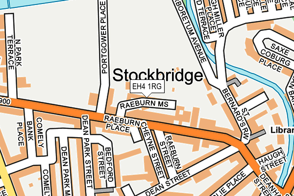 EH4 1RG map - OS OpenMap – Local (Ordnance Survey)