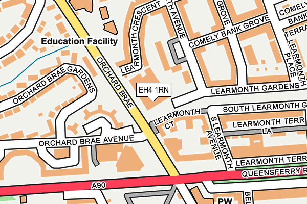 EH4 1RN map - OS OpenMap – Local (Ordnance Survey) EH4 1RN map - OS OpenMap – Local (Ordnance Survey)