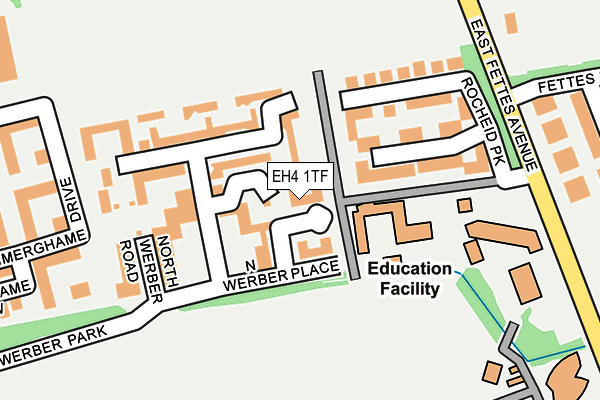 EH4 1TF map - OS OpenMap – Local (Ordnance Survey) EH4 1TF map - OS OpenMap – Local (Ordnance Survey)