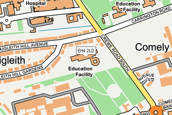 EH4 2LD map - OS OpenMap – Local (Ordnance Survey) EH4 2LD map - OS OpenMap – Local (Ordnance Survey)