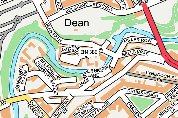 EH4 3BE map - OS OpenMap – Local (Ordnance Survey) EH4 3BE map - OS OpenMap – Local (Ordnance Survey)