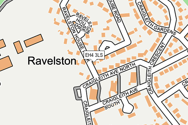 EH4 3LS map - OS OpenMap – Local (Ordnance Survey) EH4 3LS map - OS OpenMap – Local (Ordnance Survey)