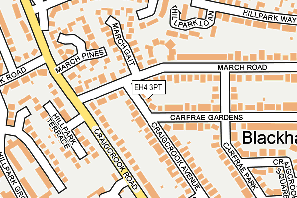 EH4 3PT map - OS OpenMap – Local (Ordnance Survey) EH4 3PT map - OS OpenMap – Local (Ordnance Survey)