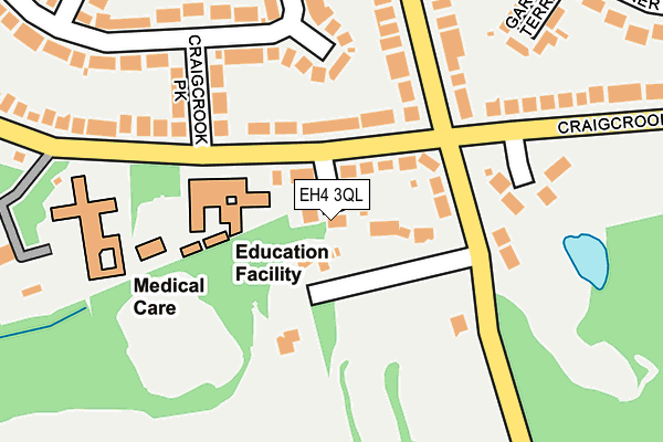 EH4 3QL map - OS OpenMap – Local (Ordnance Survey) EH4 3QL map - OS OpenMap – Local (Ordnance Survey)