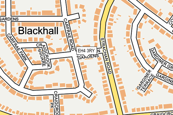 EH4 3RY map - OS OpenMap – Local (Ordnance Survey) EH4 3RY map - OS OpenMap – Local (Ordnance Survey)