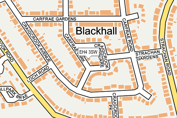 EH4 3SW map - OS OpenMap – Local (Ordnance Survey) EH4 3SW map - OS OpenMap – Local (Ordnance Survey)