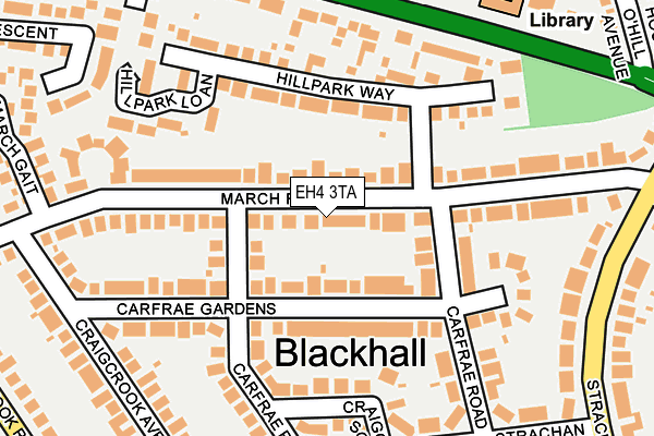 EH4 3TA map - OS OpenMap – Local (Ordnance Survey) EH4 3TA map - OS OpenMap – Local (Ordnance Survey)