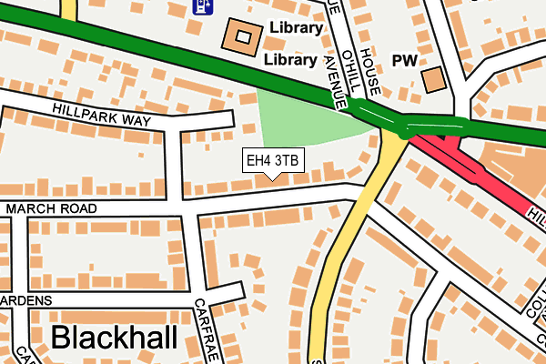 EH4 3TB map - OS OpenMap – Local (Ordnance Survey) EH4 3TB map - OS OpenMap – Local (Ordnance Survey)