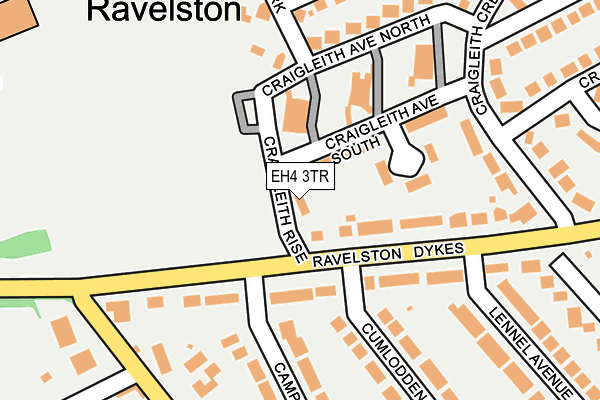 EH4 3TR map - OS OpenMap – Local (Ordnance Survey) EH4 3TR map - OS OpenMap – Local (Ordnance Survey)