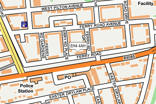 EH4 4AH map - OS OpenMap – Local (Ordnance Survey) EH4 4AH map - OS OpenMap – Local (Ordnance Survey)