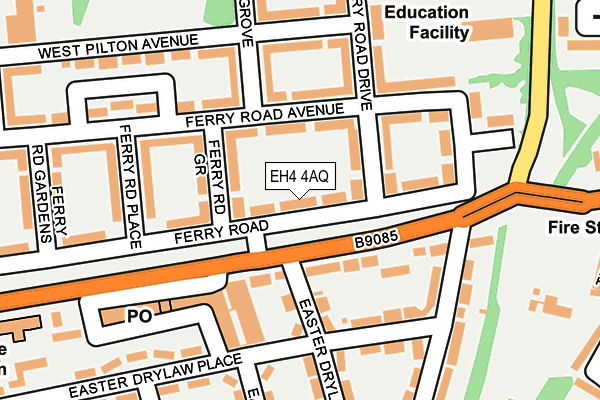 EH4 4AQ map - OS OpenMap – Local (Ordnance Survey) EH4 4AQ map - OS OpenMap – Local (Ordnance Survey)