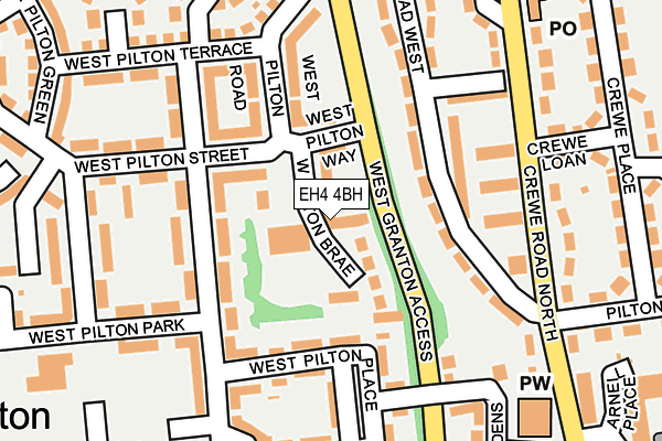 EH4 4BH map - OS OpenMap – Local (Ordnance Survey) EH4 4BH map - OS OpenMap – Local (Ordnance Survey)