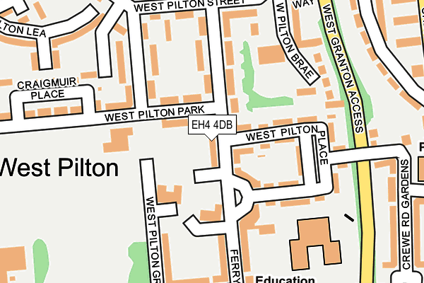 EH4 4DB map - OS OpenMap – Local (Ordnance Survey) EH4 4DB map - OS OpenMap – Local (Ordnance Survey)