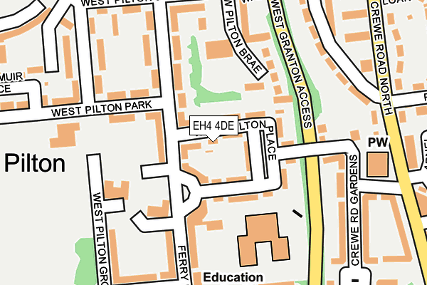 EH4 4DE map - OS OpenMap – Local (Ordnance Survey) EH4 4DE map - OS OpenMap – Local (Ordnance Survey)