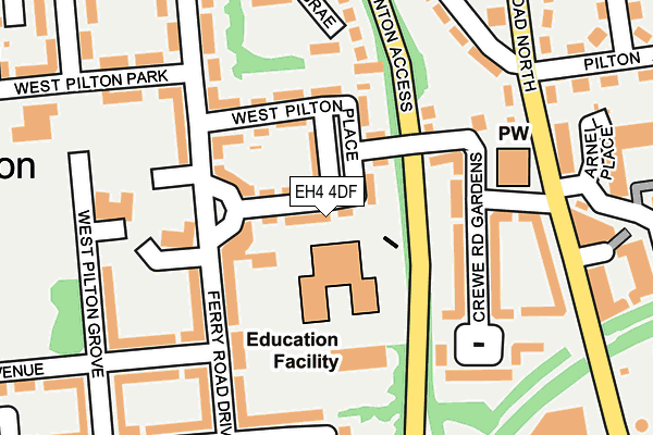EH4 4DF map - OS OpenMap – Local (Ordnance Survey) EH4 4DF map - OS OpenMap – Local (Ordnance Survey)