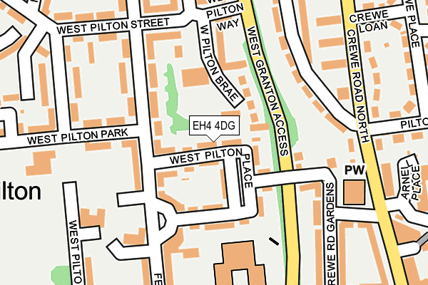 EH4 4DG map - OS OpenMap – Local (Ordnance Survey) EH4 4DG map - OS OpenMap – Local (Ordnance Survey)